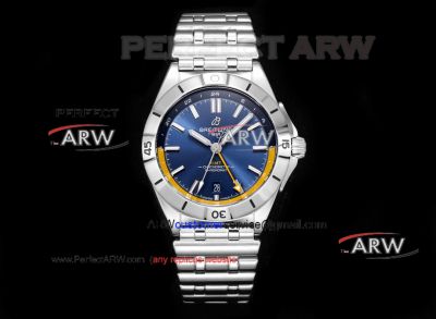 Swiss Replica Breitling Chronomat Automatic GMT 40mm Blue Dial Watch